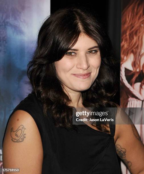 Bethany Cosentino of the band Best Coast attends the premiere of "The Canyons" at The Standard Hotel on August 6, 2013 in Los Angeles, California.