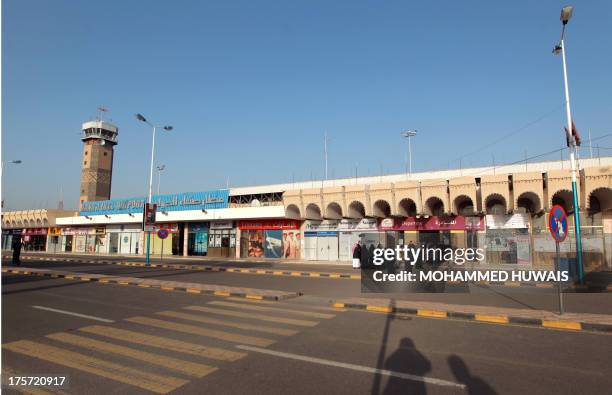 General view of Sanaa International Airport on August 7, 2013. The United States ordered Americans to leave Yemen "immediately" amid a worldwide...