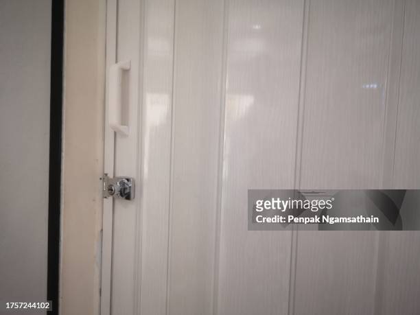 folding door plastic frame door - foldable stock pictures, royalty-free photos & images
