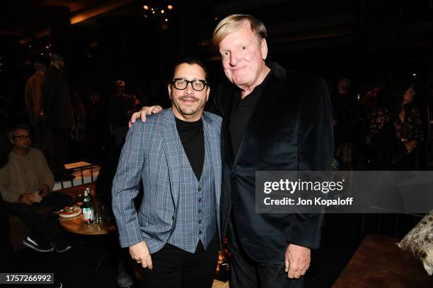 David Glasser and Ronald Burkle attend "Lawmen: Bass Reeves" Premiere at DGA Theater Complex on October 25, 2023 in Los Angeles, California.