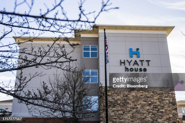 Hyatt House hotel in Shelton, Connecticut, US, on Tuesday, Oct. 31, 2023. Hyatt Hotels Corp. Is scheduled to release earnings figures on November 2....