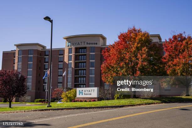 Hyatt House hotel in Windsor, Connecticut, US, on Tuesday, Oct. 31, 2023. Hyatt Hotels Corp. Is scheduled to release earnings figures on November 2....