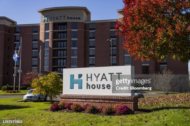 Hyatt House hotel in Windsor, Connecticut, US, on Tuesday, Oct. 31, 2023. Hyatt Hotels Corp. Is scheduled to release earnings figures on November 2....