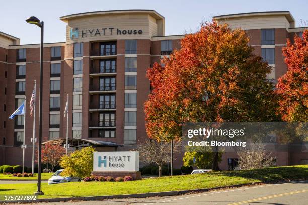 Hyatt House hotel in Windsor, Connecticut, US, on Tuesday, Oct. 31, 2023. Hyatt Hotels Corp. Is scheduled to release earnings figures on November 2....