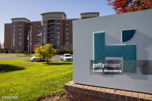 Hyatt House hotel in Windsor, Connecticut, US, on Tuesday, Oct. 31, 2023. Hyatt Hotels Corp. Is scheduled to release earnings figures on November 2....