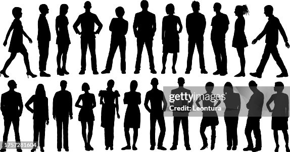 Vector Characters Silhouette Vector Characters Silhouette