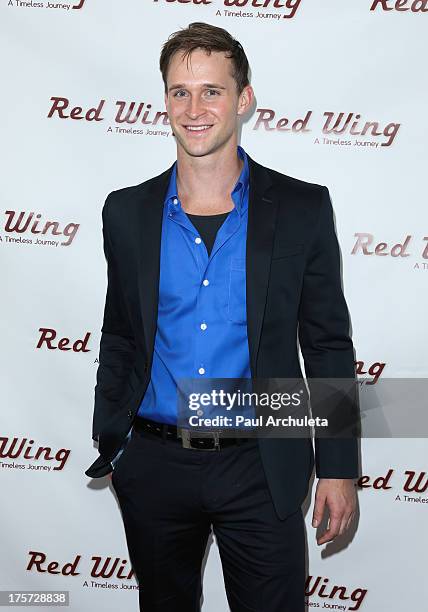 Actor Ben Davies attends the premiere of "Red Wing" at Harmony Gold Theatre on August 6, 2013 in Los Angeles, California.