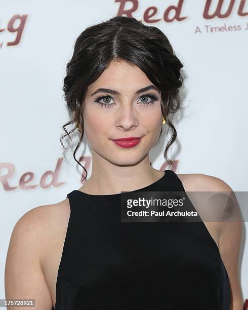 Actress Niki Koss attends the premiere of "Red Wing" at Harmony Gold Theatre on August 6, 2013 in Los Angeles, California.