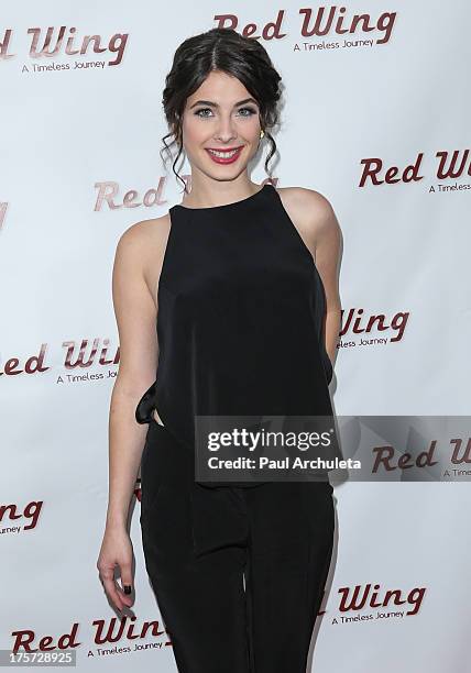 Actress Niki Koss attends the premiere of "Red Wing" at Harmony Gold Theatre on August 6, 2013 in Los Angeles, California.