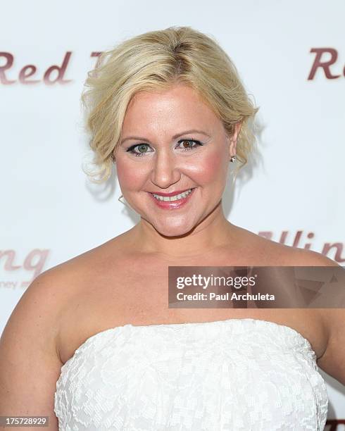 Actress Jaime Gallagher attends the premiere of "Red Wing" at Harmony Gold Theatre on August 6, 2013 in Los Angeles, California.