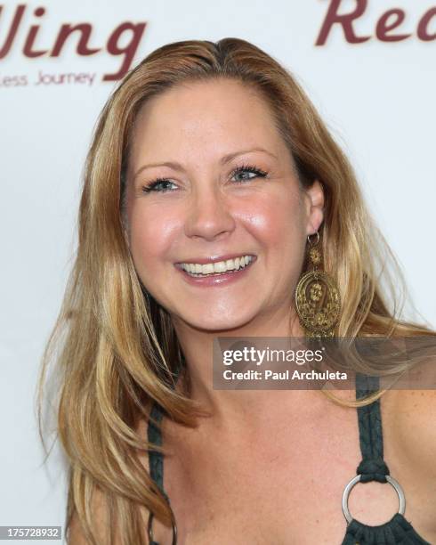 Actress Megan Kiniry attends the premiere of "Red Wing" at Harmony Gold Theatre on August 6, 2013 in Los Angeles, California.