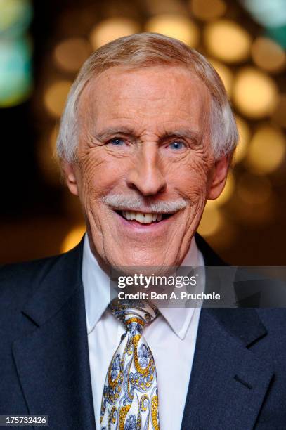 Bruce Forsyth attends a plaque unveiling ceremony at Hippodrome Casino on August 7, 2013 in London, England. Two plaques were unveiled; one to mark...