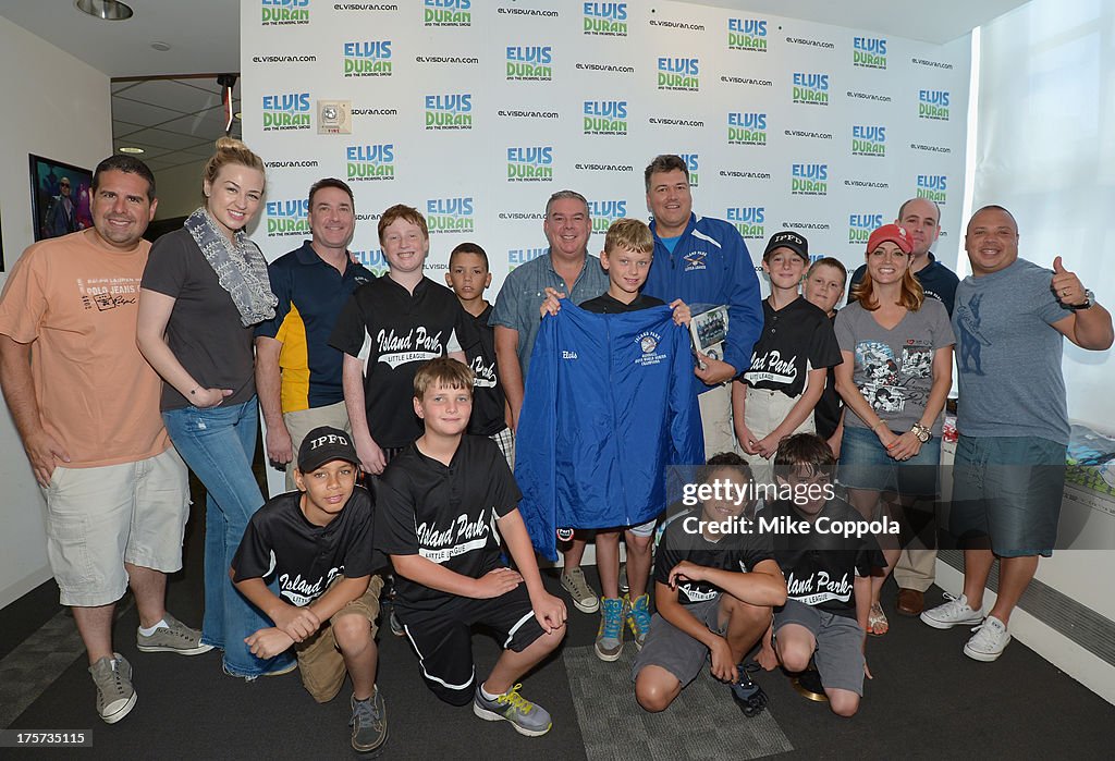Elvis Duran And The Morning Show Little League Team Celebrates World Series Win