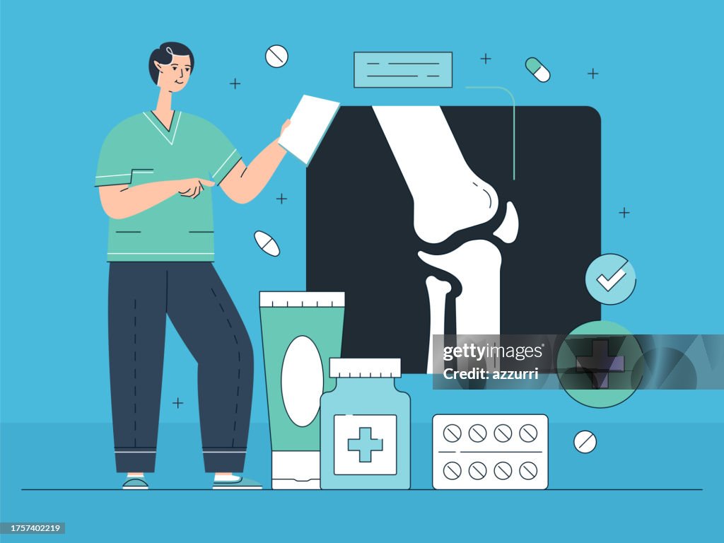 Orthopedics Flat Design Illustration