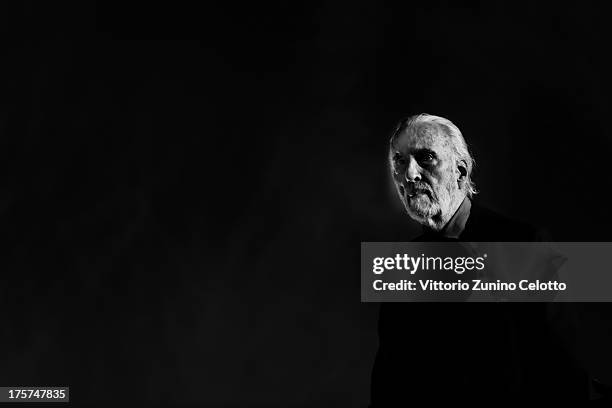 Sir Christopher Lee attends 66th Locarno Film Festival opening ceremony on August 7, 2013 in Locarno, Switzerland.