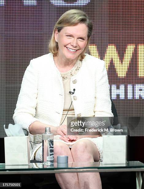 Terre Blair Hamlisch speaks onstage during the 'Marvin Hamlisch: The Way He Was' panel discussion at the PBS portion of the 2013 Summer Television...