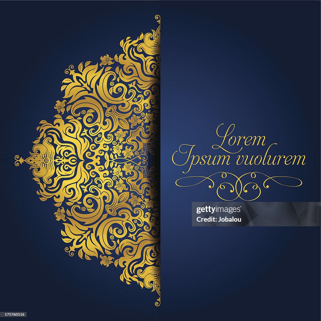 Exquisite Golden Mandala