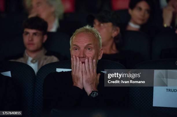 Sting before showing of the movie "Posso Entrare? An Ode To Naples" on October 25, 2023 in Naples, Italy.