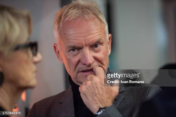 Sting attends the photocall of the movie "Posso Entrare? An Ode To Naples" on October 25, 2023 in Naples, Italy.