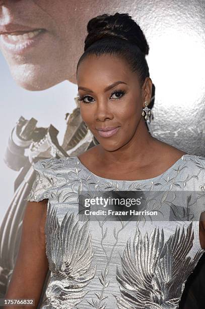 Actress Vivica A. Fox arrives at the Premiere of TriStar Pictures' "Elysium" at Regency Village Theatre on August 7, 2013 in Westwood, California.