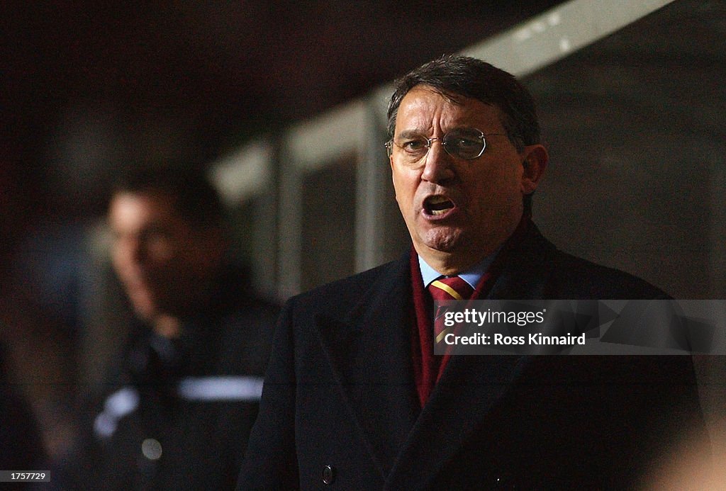 Graham Taylor during the match