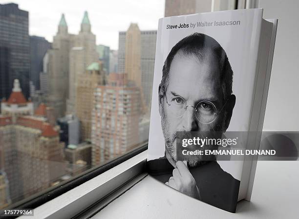 Biography of Apple co-founder Steve Jobs is pictured in New York, October 24, 2011. The eagerly awaited biography of Apple co-founder Steve Jobs hit...