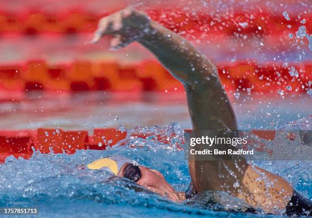 Dagmar Hase from Germany swimming in the Women's 400 Metre Freestyle competition during the VIII FINA World Aquatics Championships on 14th January...