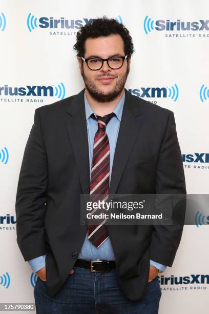 Actor and comedian Josh Gad visits SiriusXM Studios on August 8, 2013 in New York City.