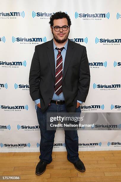 Actor and comedian Josh Gad visits SiriusXM Studios on August 8, 2013 in New York City.
