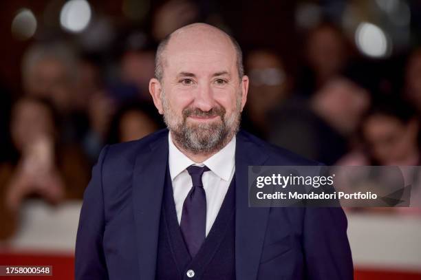 Italian actor and director Antonio Albanese at Rome Film Fest 2023. Cento Domeniche Red Carpet. Rome , October 25th, 2023
