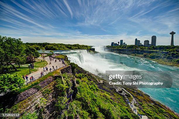 niagara falls - new york state - ナイアガラフォールズシティ ストックフォトと画像