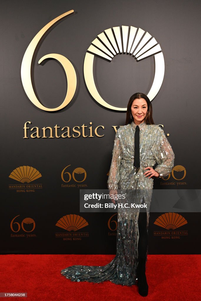 Michelle Yeoh attends the Mandarin Oriental, Hong Kong 60th... News