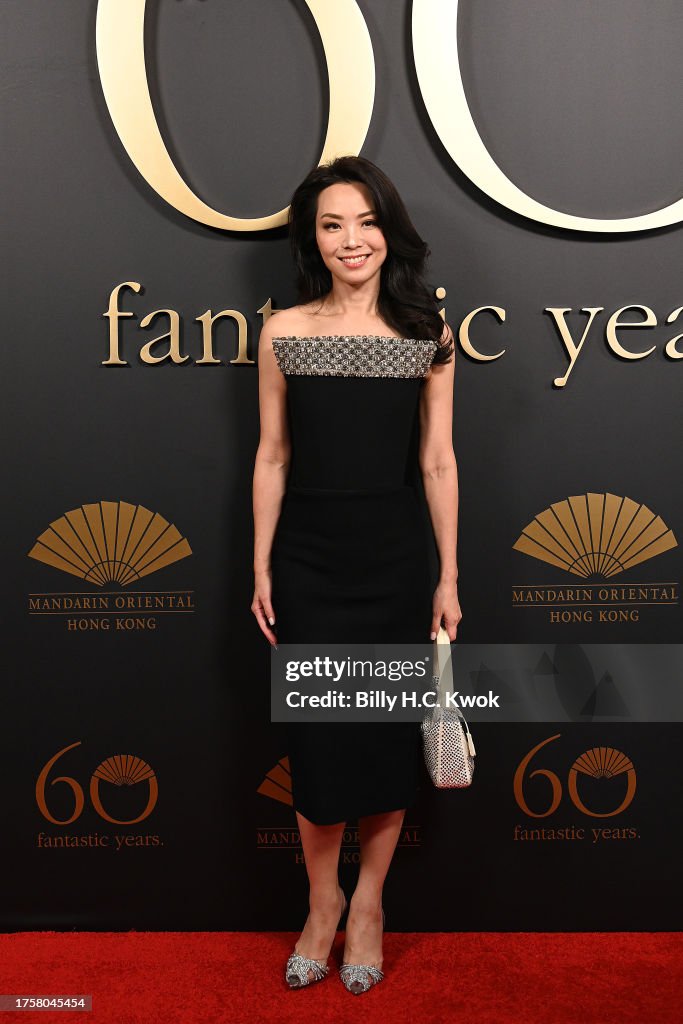 Anne Wang-liu attends the Mandarin Oriental, Hong Kong 60th... News