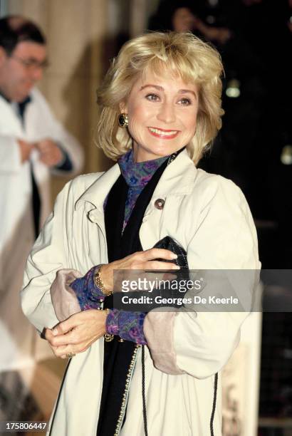 English actress Felicity Kendal in 1990 ca. In London, England.