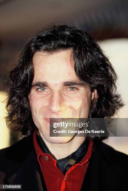 Actor Daniel Day-Lewis in 1989 ca. In London, England.