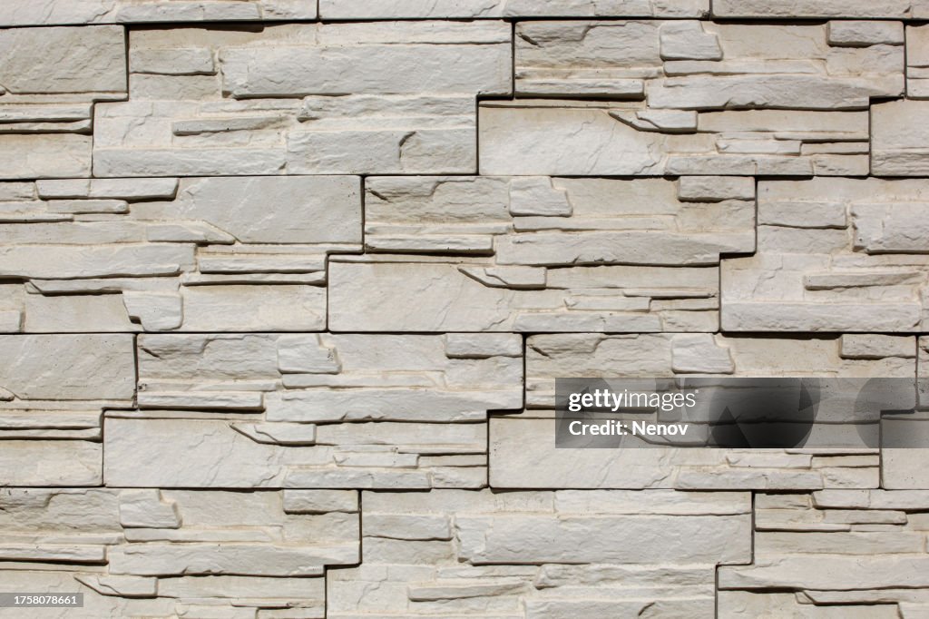 Stone facing for external and internal walls