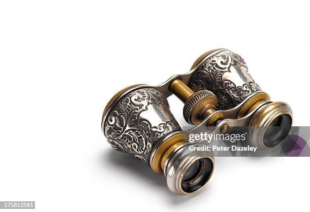 antique opera glasses - antiques stock pictures, royalty-free photos & images