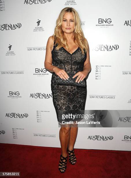 Actress Jennifer Coolidge attends the premiere of "Austenland" at ArcLight Hollywood on August 8, 2013 in Hollywood, California.