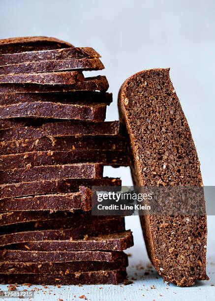 homemade ryebread - rye bread stock pictures, royalty-free photos & images