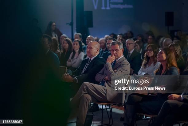 The Acting Minister of Health, Jose Miñones, during the award ceremony of the VII Young Researchers Awards, at the Espacio Larra, on 26 October, 2023...