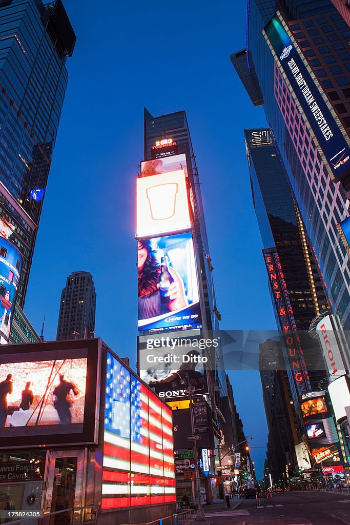 Illuminated signs Times Square, New York, USA