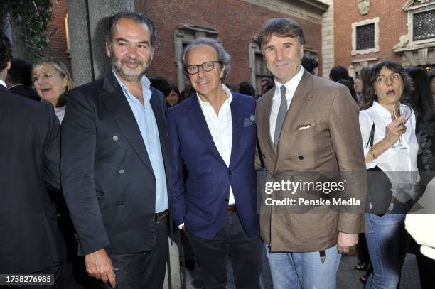 Remo Ruffini, Andrea della Valle and Brunello Cucinelli