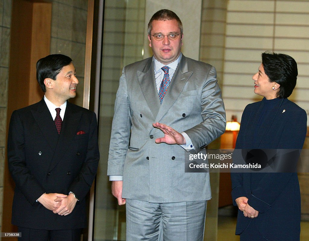 Belgian Prince Laurent Visits Japan