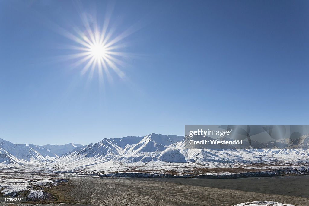 USA, Alaska, View of Alaska Range at Denali National Park