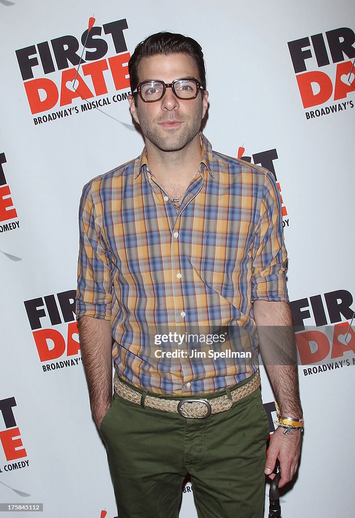 First Date Broadway Opening Night - Arrivals And Curtain Call