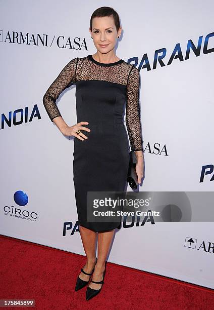 Embeth Davidtz arrives at the "Paranoia" - Los Angeles Premiere at DGA Theater on August 8, 2013 in Los Angeles, California.