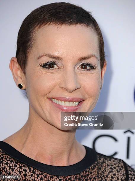 Embeth Davidtz arrives at the "Paranoia" - Los Angeles Premiere at DGA Theater on August 8, 2013 in Los Angeles, California.