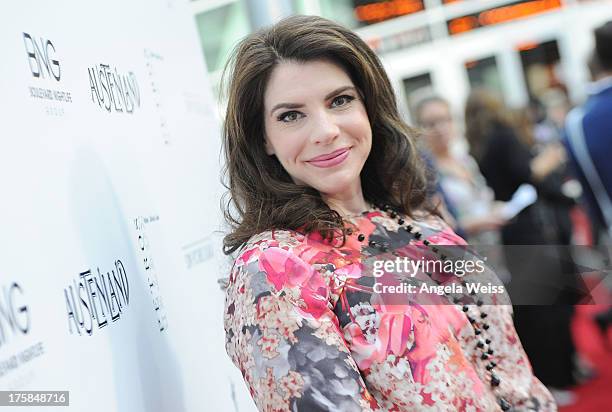 Author/producer Stephenie Meyer arrives at the premiere of 'Austenland' at ArcLight Hollywood on August 8, 2013 in Hollywood, California.