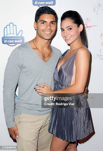 Actors Marlon Aquino and Camila Banus attend "From One Second To The Next" Los Angeles Special Screening at SilverScreen Theater at the Pacific...