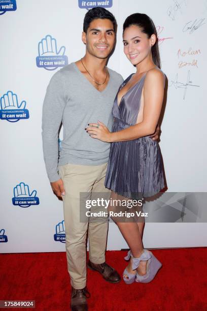 Actors Marlon Aquino and Camila Banus attend "From One Second To The Next" Los Angeles Special Screening at SilverScreen Theater at the Pacific...